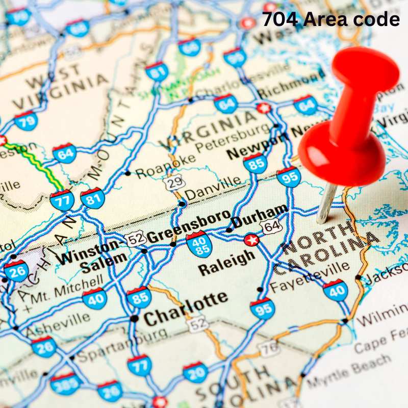 704 Area Code: North Carolina