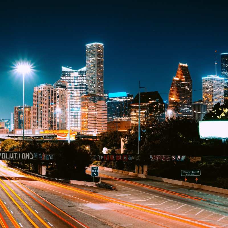 Houston by night
