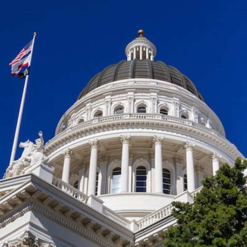 The California State Capitol in Sacramento